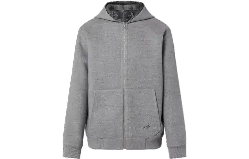 Lv Reversible Double Face Hooded Blouson