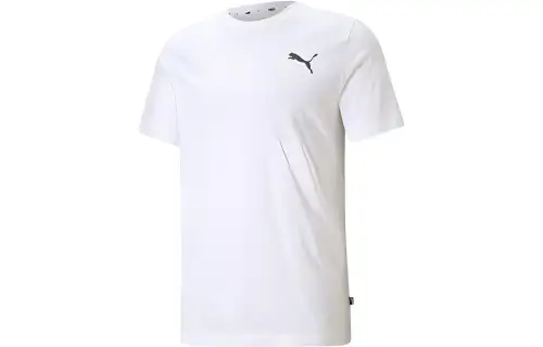 PUMA T Shirt Essentials Small Logo Homme T Shirt Men's White