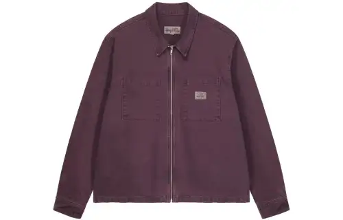 Stussy Washed Canvas Zip Shirt