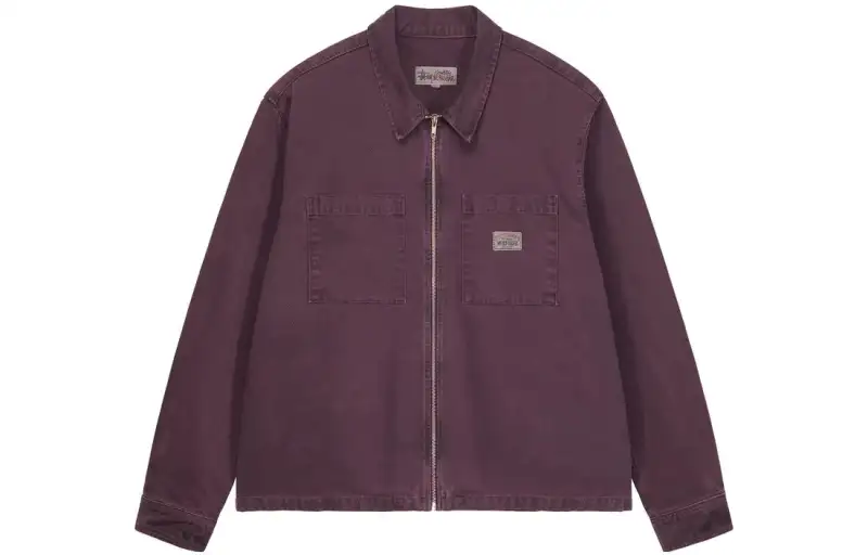 Stussy Washed Canvas Zip Shirt