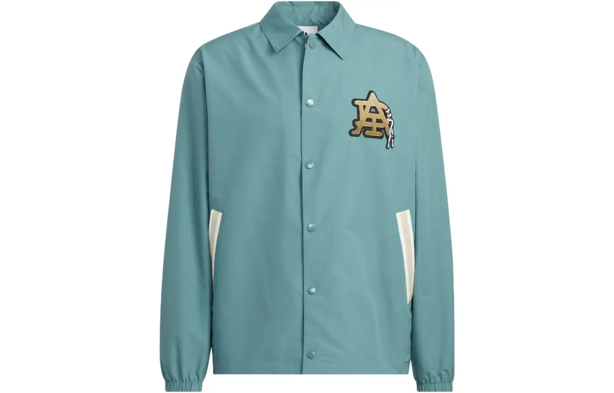 Adidas Originals Jackets Men's Green Lapel Moderate Other