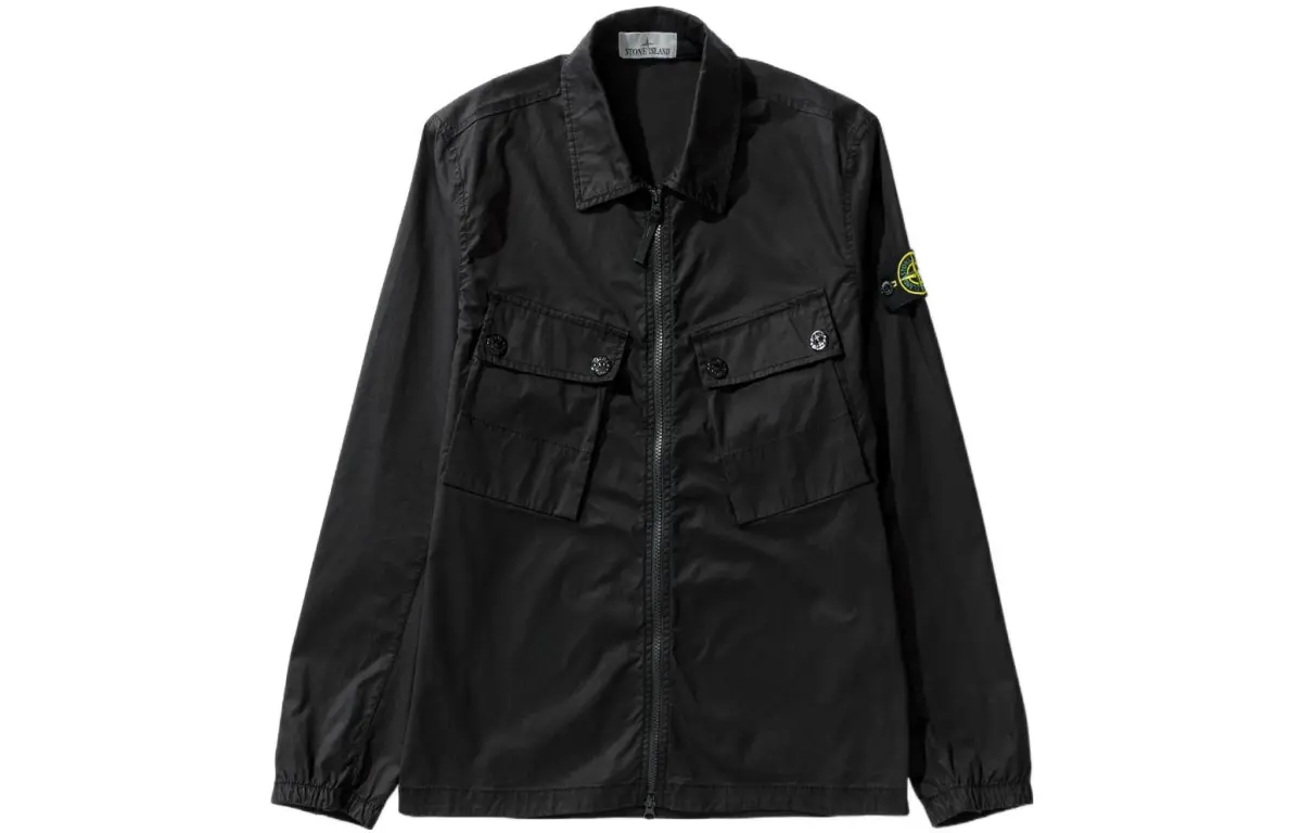 STONE ISLAND Jacket Men's Black