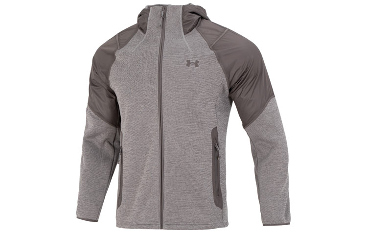 Under Armour Swacket Jackets Men's Gray Hooded Moderate Other