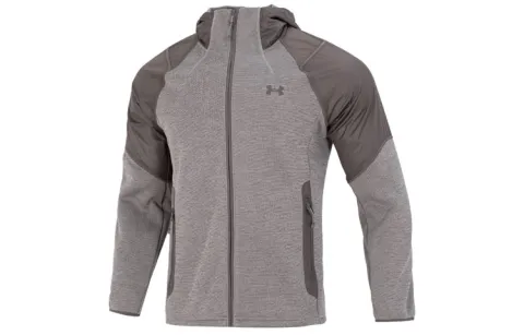 Under Armour Swacket Jackets Men's Gray Hooded Moderate Other