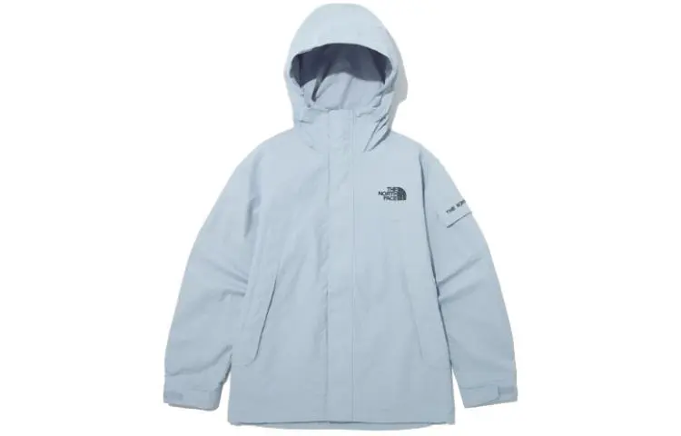 THE NORTH FACE Jackets Unisex Light Blue Hooded Moderate Other