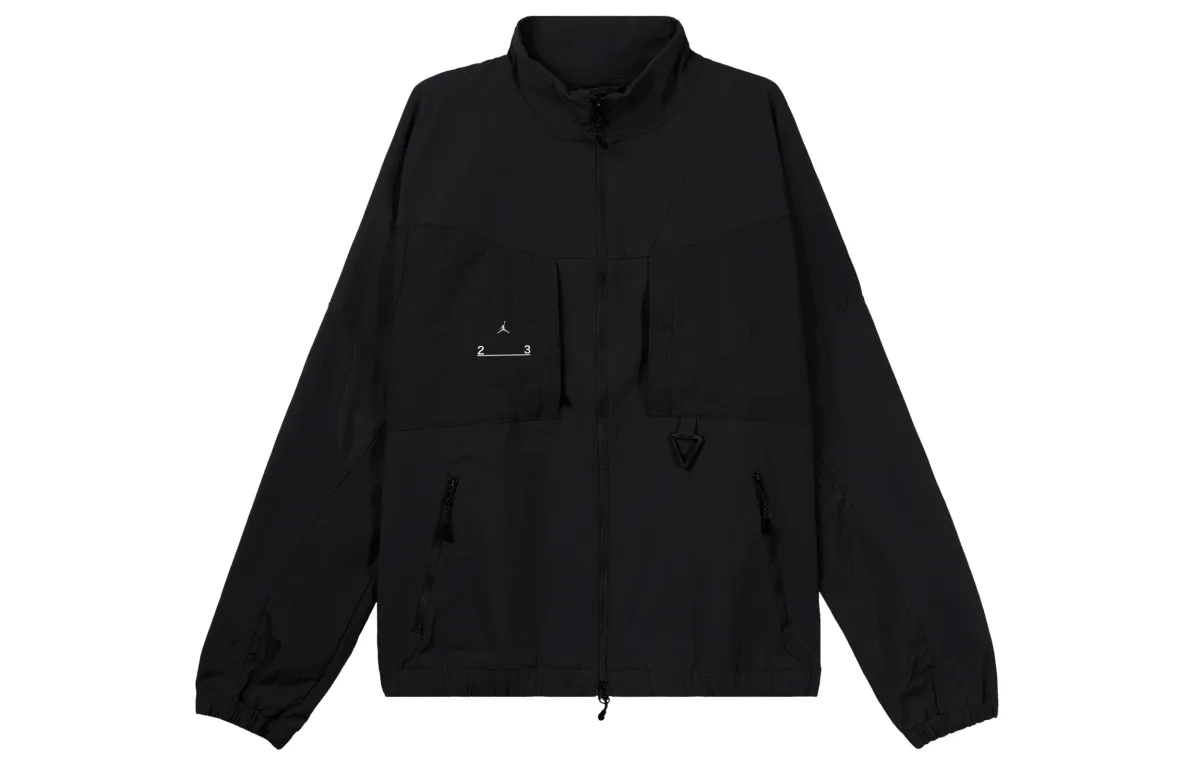 Jordan Jackets Men's Black Stand Collar Moderate Other