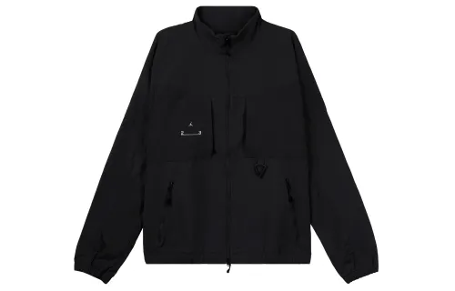 Jordan Jackets Men's Black Stand Collar Moderate Other