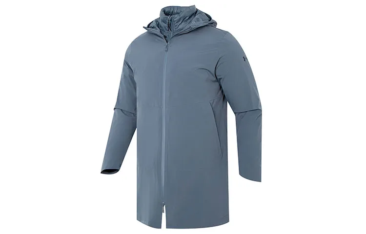 Under Armour Jackets Men's Concrete Gray Hooded Moderate Other