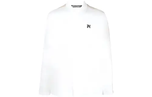 PALM ANGELS Pa Monogram Printed Long Sleeved Shirt