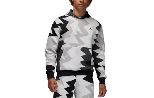 Jordan Sweatshirts Men's Black Hooded Moderate Regular