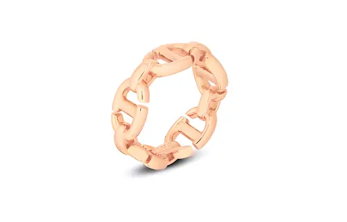 DIOR Metal Rings Women's Rose Gold