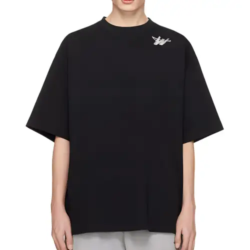 Vetements T Shirts Men's Black Crew Neck Moderate