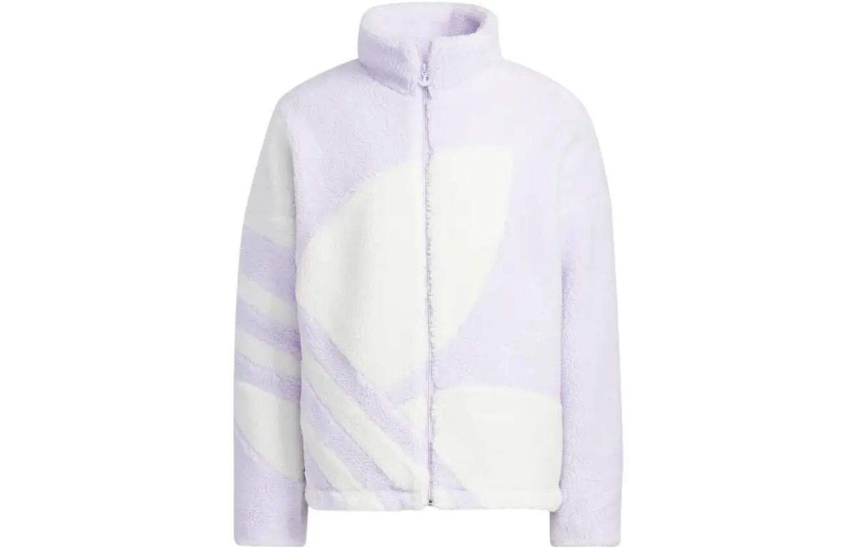 Adidas Originals Sherpa Track Jacket Unisex Purple