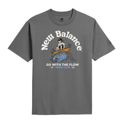 New Balance SS25 Big Wave T Shirt Men's Castle Rock