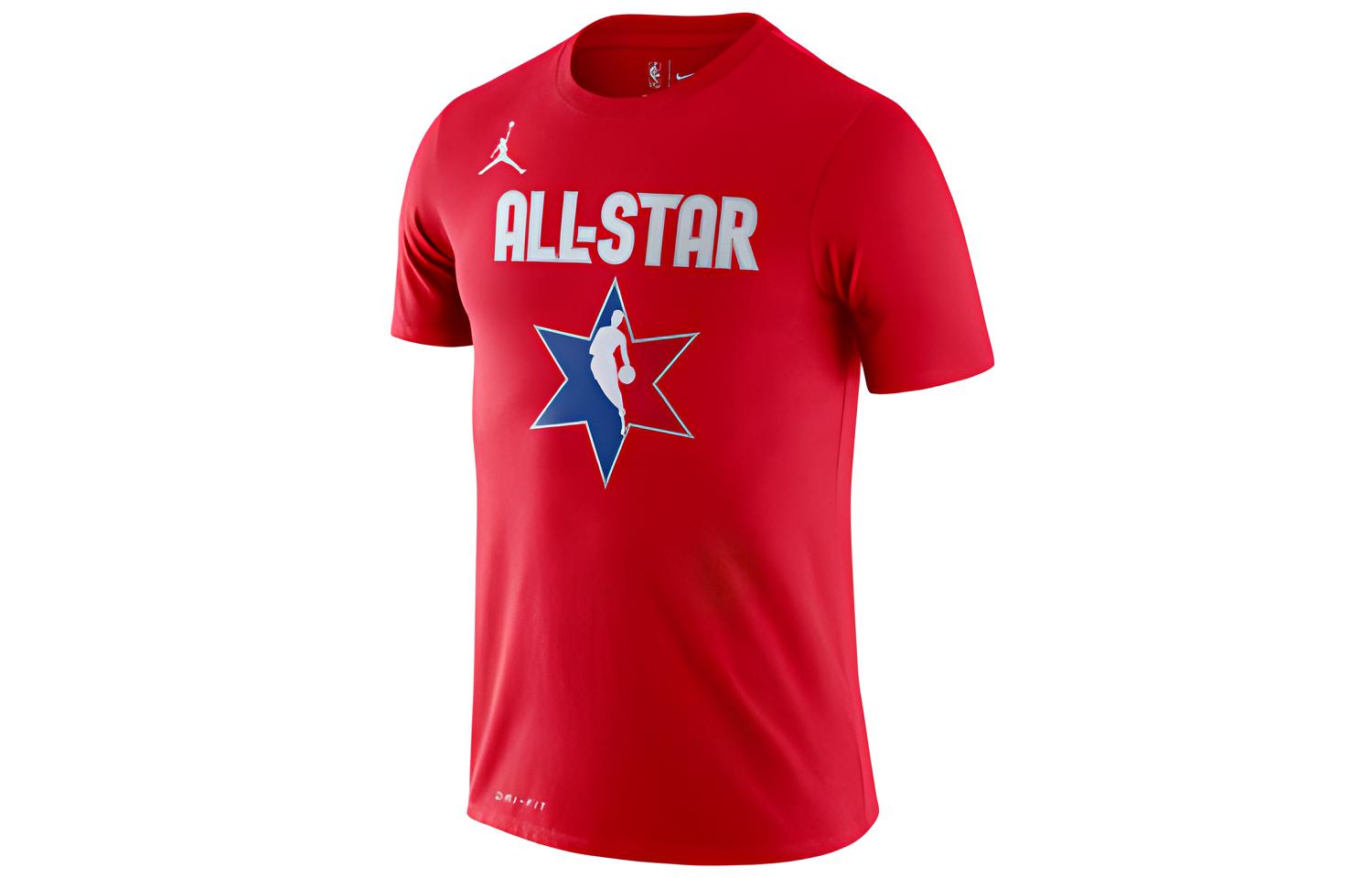 Мужская футболка Nike NBA ALL-STAR NBA2020 DRI-FIT T (красная) — фото 1
