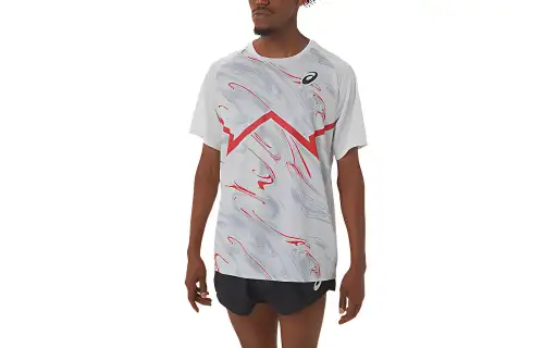 Asics CJ LINE LIGHT SS TOP T Shirt Men's White