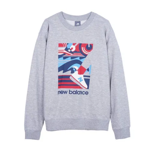 New Balance NB Sweatshirt Men's Gray