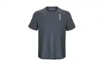 Under Armour Drop Shoulder Sleeve T Shirt Men's Peach Gray