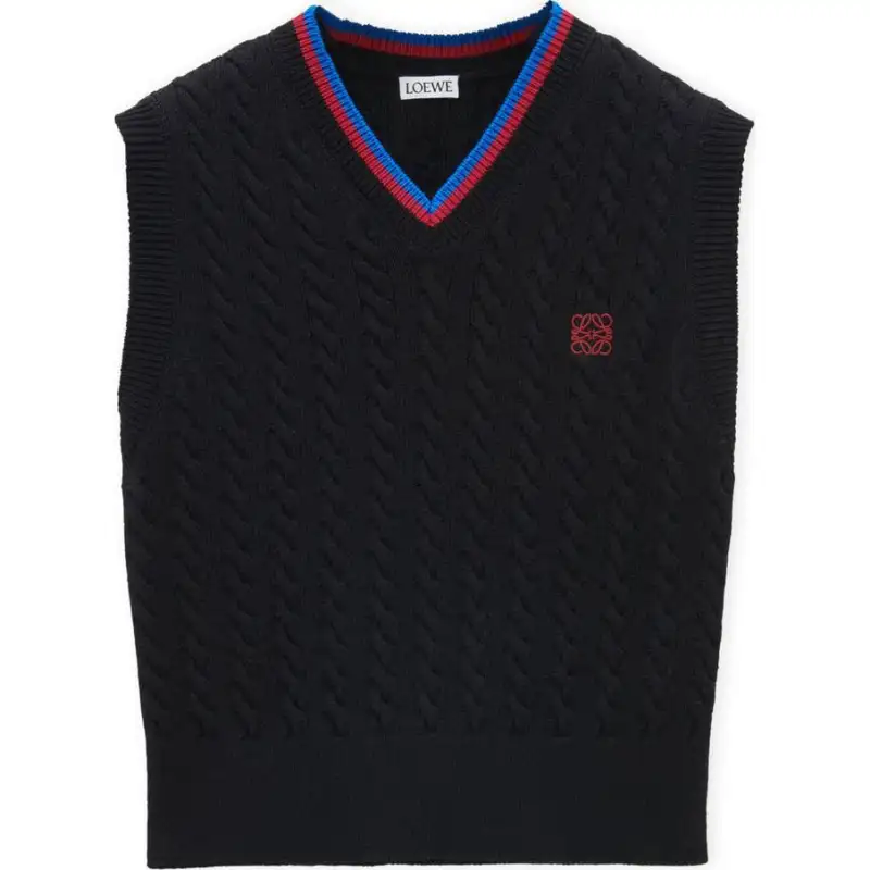 LOEWE SS25 Women's Pre Selection Collection Tank Top Men's Black