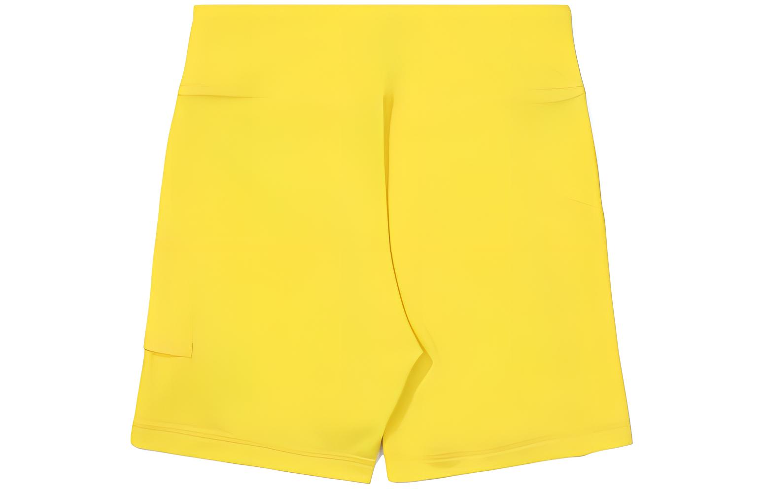 FILA Sports Shorts Women’s Yellow Moderate Tight Pants