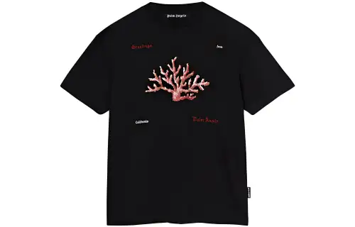 PALM ANGELS Coral T shirt