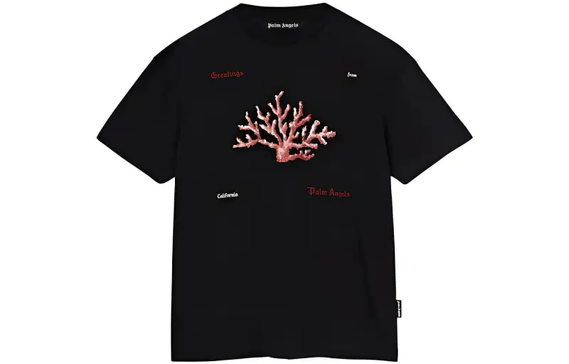 PALM ANGELS Coral T shirt