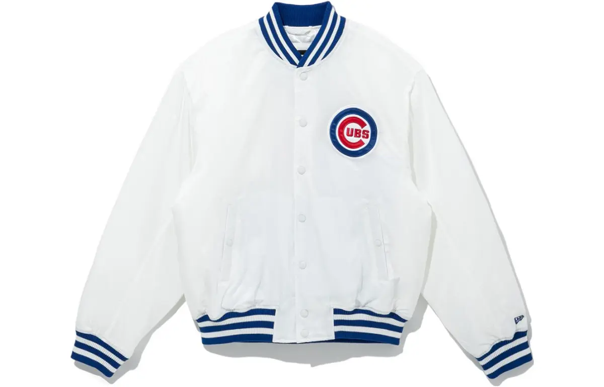 New Era Jackets Unisex White Baseball Collar Moderate Other