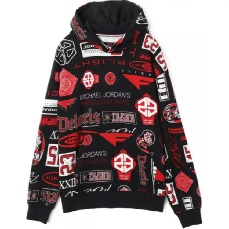 Jordan BRAND SS25 Sweatshirt Men's Black/University Red