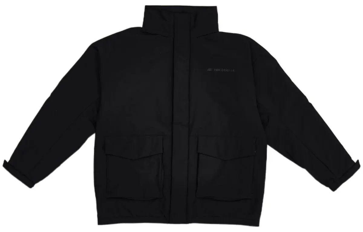 New Balance Jackets Men's Black Stand Collar Moderate Other
