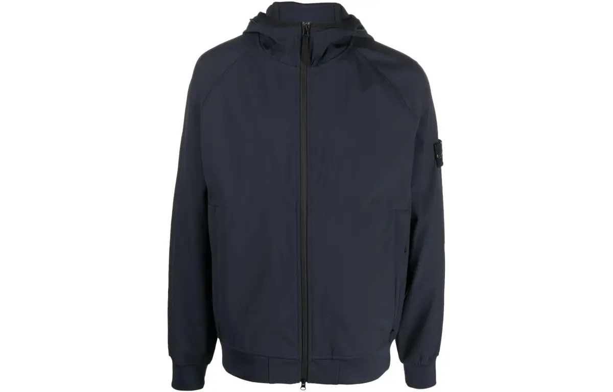 STONE ISLAND LIGHT SOFT SHELL R Jackets & Coats Men's Marine Blue