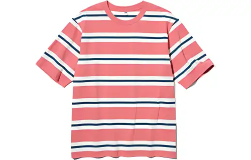 UNIQLO T Shirt Men's Peach Pink
