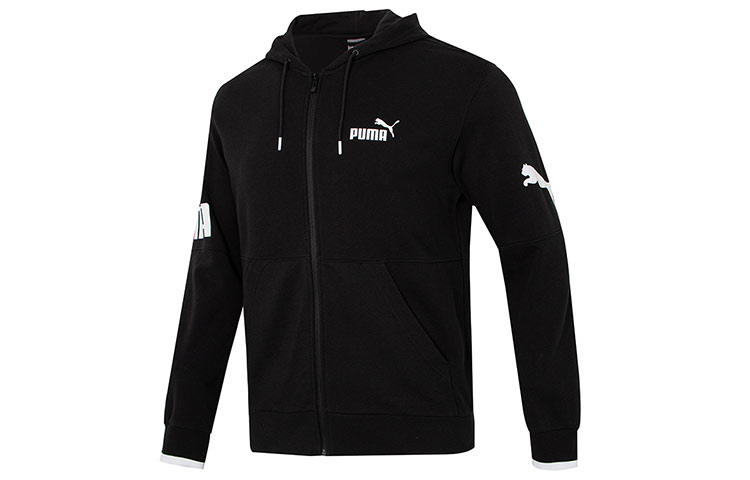 Мужская куртка PUMA Power Colorblock (черная)
