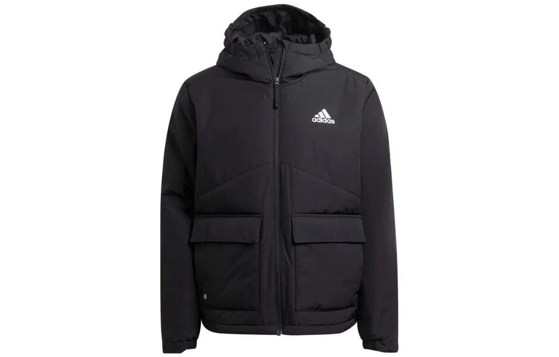 Adidas Jackets Men's Black Hooded Moderate Other