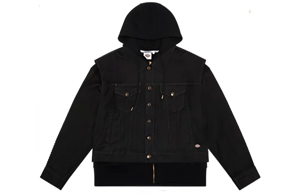 Dickies Jackets Men's Black Hooded Thin Other