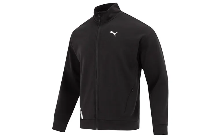 PUMA Jackets Men's Black Stand Collar Moderate Other