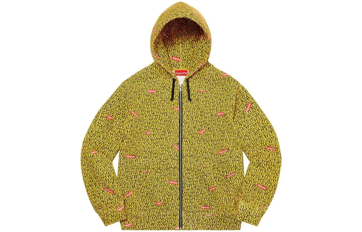 Supreme Irak Zip Up Hooded Sweatshirt