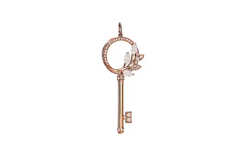 TIFFANY & CO. 18K Rose Gold, Diamond Pendants Women's Rose Gold