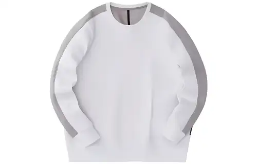 ANTA Variety Training Collection Sweatshirts Men's Pure Tea White Crew Neck Thickened Regular