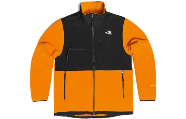 THE NORTH FACE Jackets Men's Yellow Stand Collar Moderate