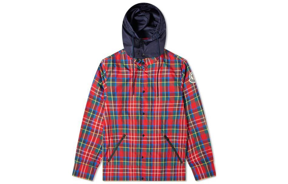 Мужская куртка Moncler Plaid Jacket (разноцветная)