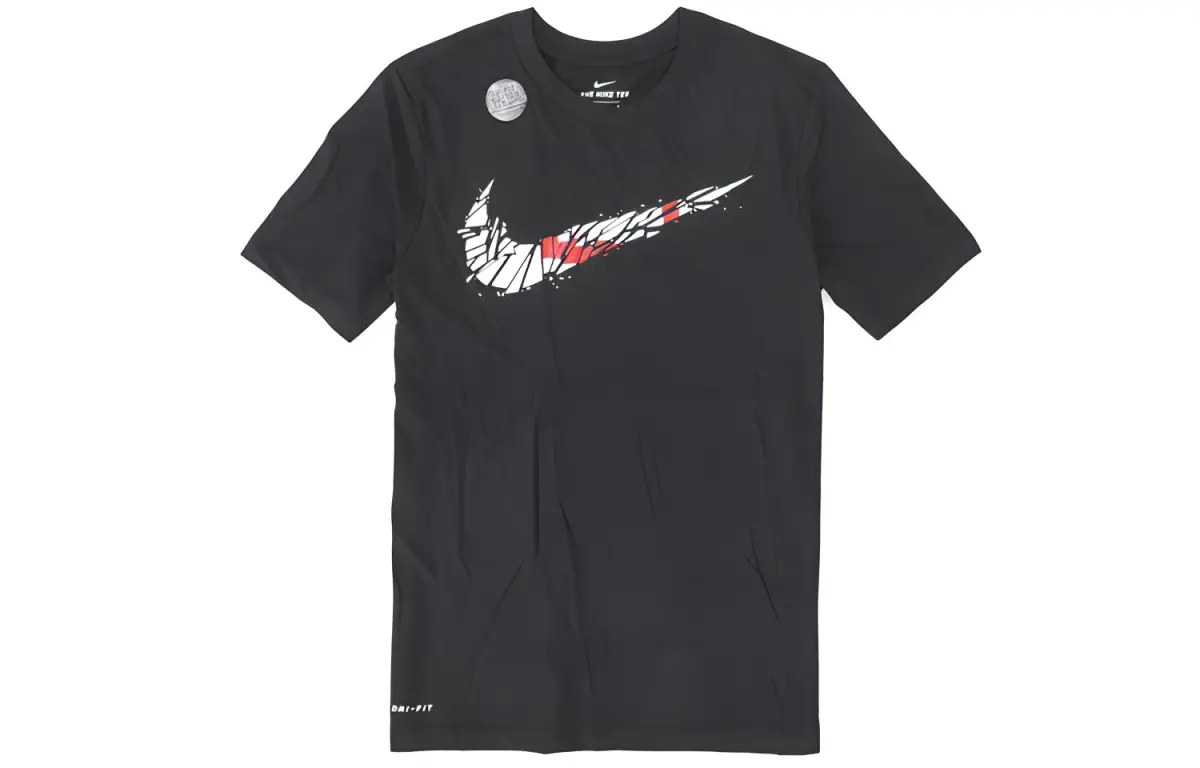 Nike T-Shirts Men's Crew Neck Moderate Straight Fit