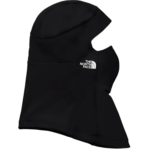 The north face, design regenerated nylon elastic rubber synthesized black mask, polyester, sun protection