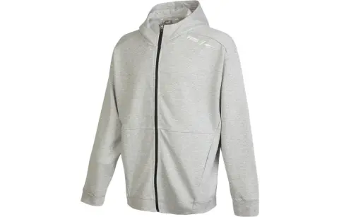 PUMA Jackets Men's Light Gray Hooded Moderate Other