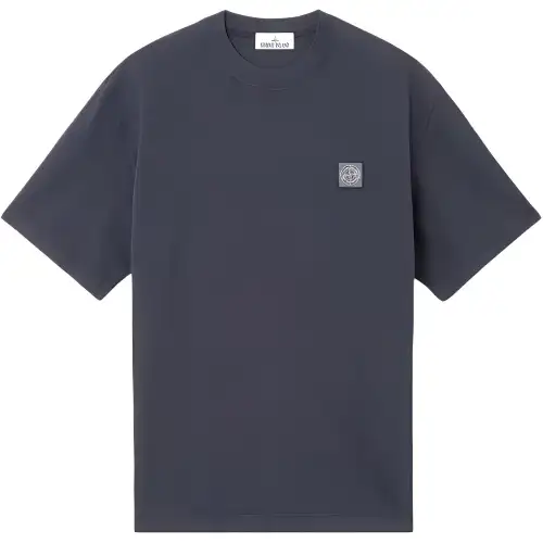 STONE ISLAND Logo Patch Short Sleeved T Shirt