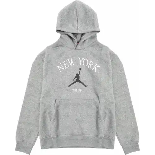 Jordan Apparel Sweatshirts Men's Gray Hooded Moderate