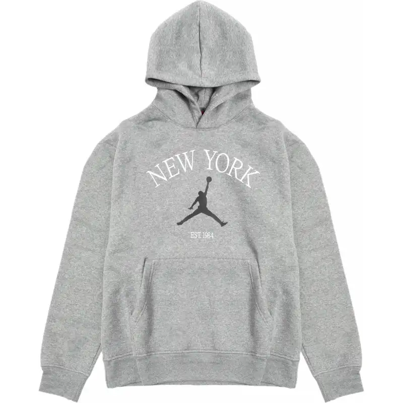Jordan Apparel Sweatshirts Men's Gray Hooded Moderate