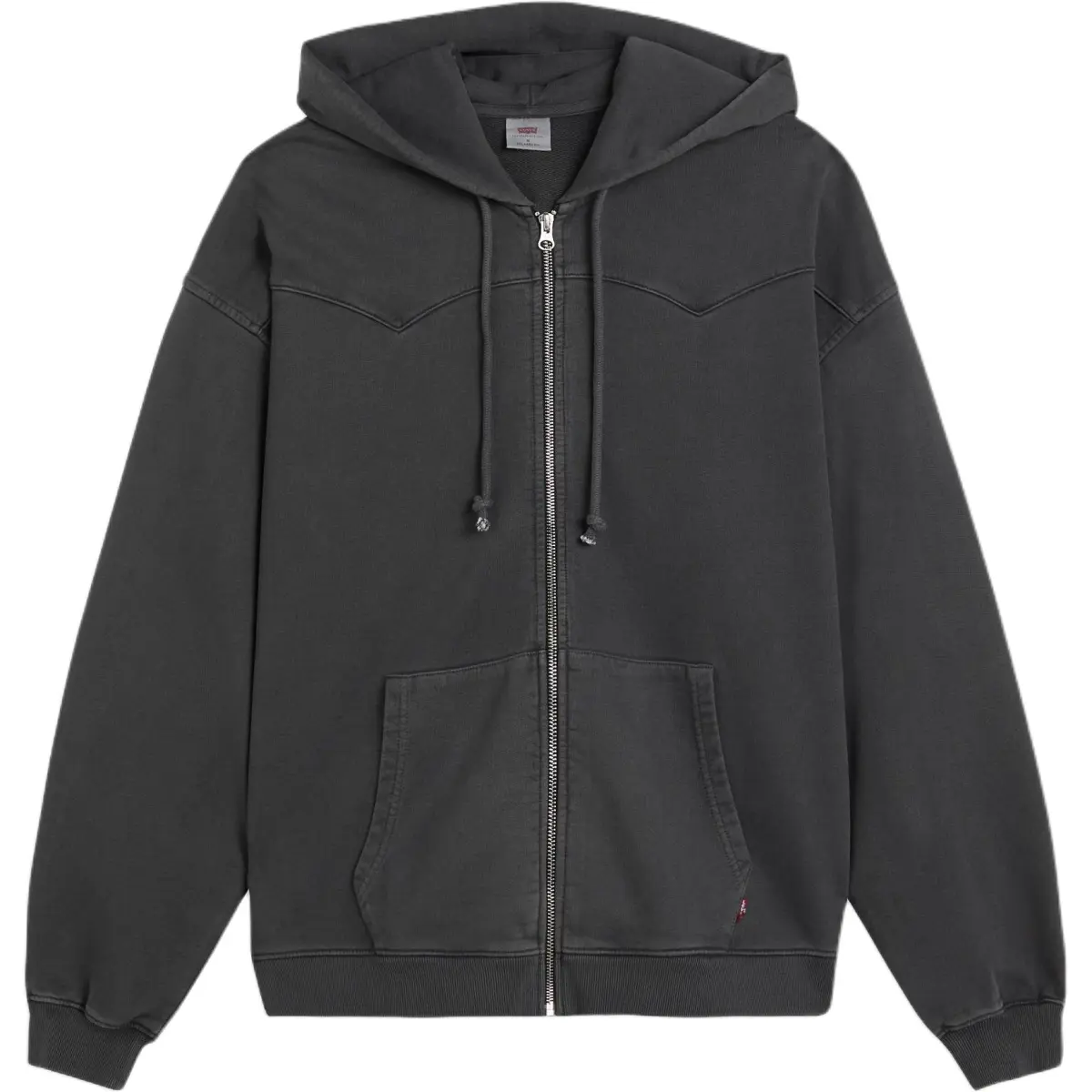 Levi's Sweatshirts Men's Gray Hooded Moderate Cardigan