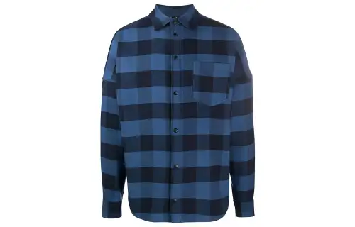 PALM ANGELS Shirts Unisex Blue Polo Collar Moderate Other