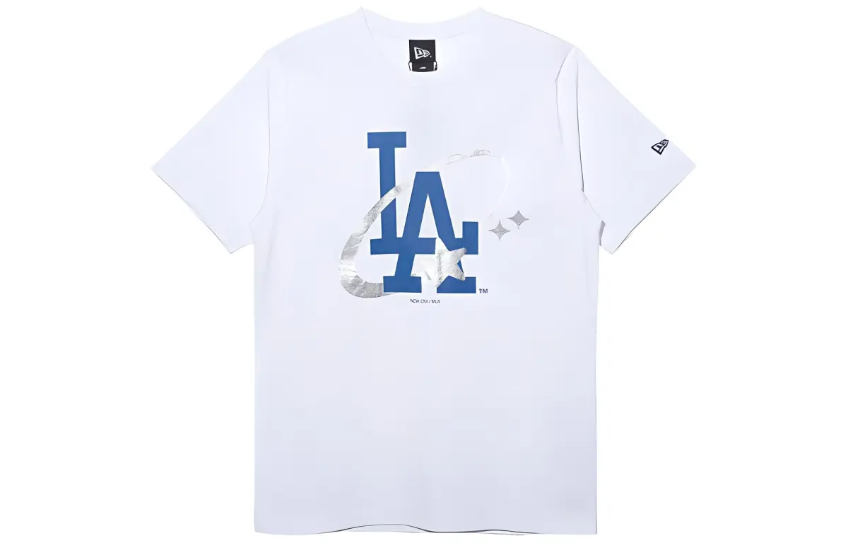 New Era T-Shirts Unisex White Crew Neck Moderate Other
