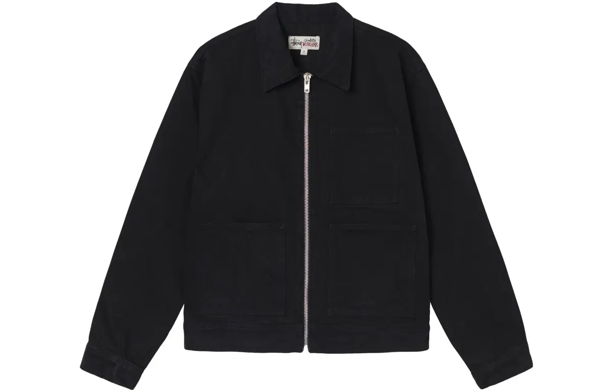 Stussy Overdyed Zip Work Jacket